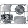 Indesit IN2ID10CS80UK Push and Go Integrated Slimline Dishwasher 10 Place Settings - White