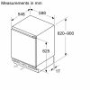 Bosch KUL22VFD0G Integrated Fridge With Ice Box