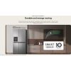 LG GSLC41PYPE 641L NatureFRESH American Style Side-By-Side Fridge Freezer, Prime Silver