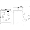 Hotpoint NDD86448BDAUK 8kg/6kg 1400 Spin Washer Dryer- Black