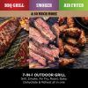 Ninja OG701UK Woodfire Electric BBQ Grill & Smoker Grey