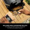 Ninja OG701UK Woodfire Electric BBQ Grill & Smoker Grey