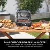 Ninja OG901UK Electric BBQ Grill & Smoker - Black/Blue