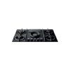 Elica NT-FLAME-BLK-RC Gas On Glass Hob