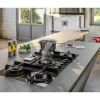 Elica NT-FLAME-BLK-RC Gas On Glass Hob