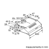 Bosch DUL63CC50B Standard Hood