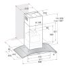 Hotpoint PHGC74FLMX 70cm Chimney Cooker Hood Stainless Steel