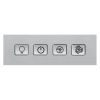 Hotpoint PHGC74FLMX 70cm Chimney Cooker Hood Stainless Steel