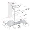 Hotpoint PHGC94FLMX 90cm Chimney Cooker Hood Stainless Steel
