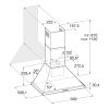 Hotpoint PHPN65FLMX1 60cm Chimney Cooker Hood Stainless Steel