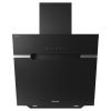 Hotpoint PHVS61FLTDPK 60cm Black Angled Cooker Hood In Black Touvh Control
