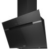 Hotpoint PHVS91FLTDPK 90cm Black Angled Cooker Hood A+ Rated