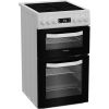 Hotpoint HDE5VDCW electric freestanding double cooker, 50cm