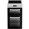 Hotpoint HDE5VDCW electric freestanding double cooker, 50cm