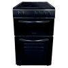 Statesman EDC50B 50CM Double Oven Electric Cooker Black