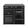 Stoves ST DX RCA RICH 100EI ZLS BLK 100cm Wide Range Cooker Induction - Black - A Rated