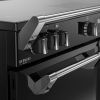 Stoves ST DX RCA RICH 100EI ZLS BLK 100cm Wide Range Cooker Induction - Black - A Rated