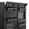 Stoves ST DX RCA RICH 100EI ZLS BLK 100cm Wide Range Cooker Induction - Black - A Rated