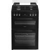 Hotpoint HDD6GDC2B1 Black Dual Fuel Double Cooker - 60cm - A Energy