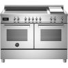 Bertazzoni MAS125I2EXT Master Deluxe 120cm Range Cooker Twin Oven Induction Stainless Steel