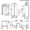 AEG RXB659E6NU American Style Side By Side Fridge Freezer in Stainless Steel