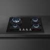 Smeg PV364N 60cm Wide 4 Burner Gas On Glass Hob - Black