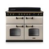 Rangemaster CLDLB110EIPPCR/AB1 Classic Deluxe 110cm BC Induction Range Cooker Pale Cream/Antique Brass