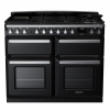 Rangemaster ESDLB110DFPGBL/CM1 110cm Dual Fuel Range Cooker BC Gloss Black /Chrome A-Rated
