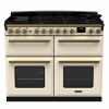 Rangemaster ESDLB110DFPPCR/AB1 110cm Dual Fuel Range Cooker BC Pale Cream /Antique Brass A-Rated