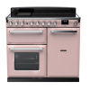 Rangemaster ESDL100EIPPPK/CM1 100cm Wide Induction Range Cooker - Pale Pink /Chrome - A Rated