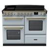 Rangemaster ESDLO110EIPMSB/AB1 110cm Wide Induction Range Cooker OC - Misty Blue / Antique Brass - A Rated