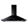 Rangemaster RHDC100BL/C 100Cm  Chimney Hood Black  - Chrome Badge