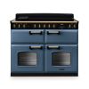 Rangemaster CLDLB110EIPSTB/AB1 Classic Deluxe 110cm BC Induction Range Cooker Stone Blue/Antique Brass