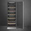 Smeg SCV115G Full Height Wine Freestanding Cooler, Stainless Steel
