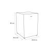 Sensis RFUCF01Z54EW Freestanding Upright Freezer Low Frost - White - E Rated