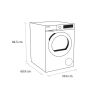 Sensis TDHF019A2W 9kg Heat Pump Tumble Dryer - White A+ Rated