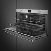 Smeg SFPR9301TX 90cm Reduced Height Classic Pyrolytic Oven Stainless Steel