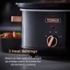 Tower T16019RG 6.5L Slow Cooker- Rose Gold-Black