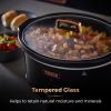 Tower T16019RG 6.5L Slow Cooker- Rose Gold-Black
