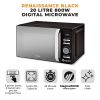 Tower T24039BLK Freestanding Microwave