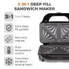 Tower T27032 3 in 1 Deep Filled Sandwich Maker