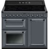 Smeg TR103IGR2 100cm Victoria Electric Induction Range Cooker Slate Grey