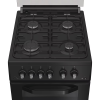 Hotpoint HDG5GCB 50cm Freestanding Gas Cooker - Black