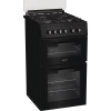 Hotpoint HDG5GCB 50cm Freestanding Gas Cooker - Black