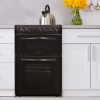 Statesman EDC50B 50CM Double Oven Electric Cooker Black
