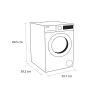 Sensis WMF01914AW 9kg Washing Machine with 1400 rpm - White - A Rated