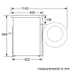 Siemens WN54C2ATGB Freestanding Washer Dryer