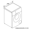 Bosch WNC25410GB Freestanding Washer Dryer