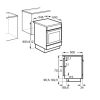 Zanussi ZCG43250XA Freestanding Gas Cooker