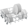 Zenith ZDW601W Dishwasher, 13 Place Settings, White, E Rated